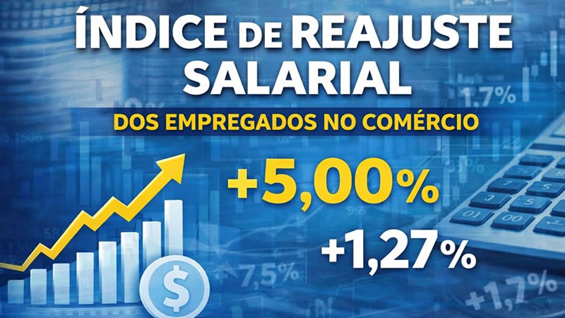 ÍNDICE DE REAJUSTE SALÁRIAL DOS EMPREGADOS NO COMÉRCIO