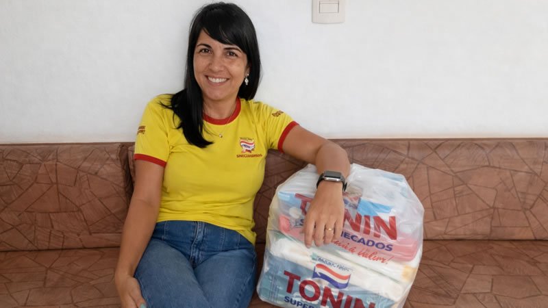 SORTEIO MENSAL DE CESTA BASICA PARA ASSOCIADOS COM A MENSALIDADE EM DIA