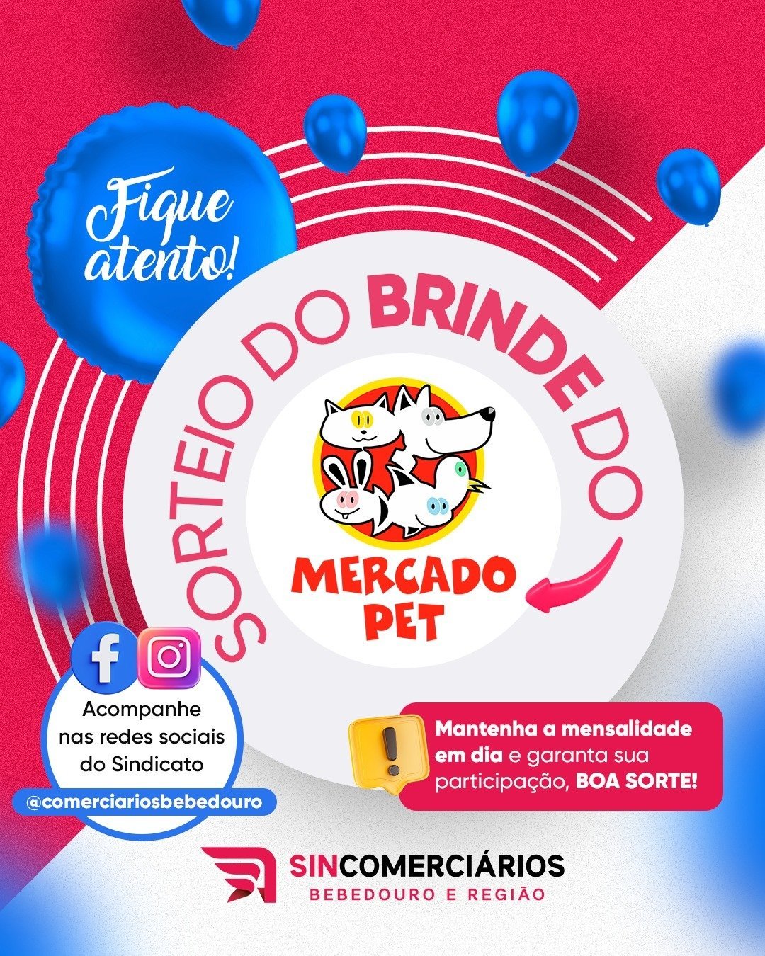 Sorteio de Brinde – Mercado Pet